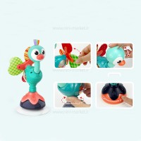 جغجغه صندلی غذا طرح شترمرغ چسبان هولی تویز Hola toys