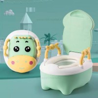 توالت آموزشی طرح گاو شاخدار رنگ سبز برند خارجی