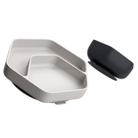 ست ظرف غذا سیلیکونی رنگ طوسی هی اور شی Heorshe