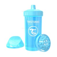 لیوان آبمیوه خوری ۳۶۰ میل پاستل آبی تویست شیک Twistshake