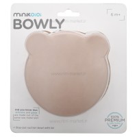 کاسه درب دار سیلیکونی رنگ کرم مینیک اوی اوی Minik Oioi