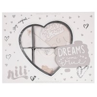 سرویس 13 تیکه طرح جوجه تیغی رنگ سفید نیلی