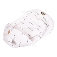 قنداق سوئیسی نوزاد طرح پلک رنگ سفید ایس ایز Isiz