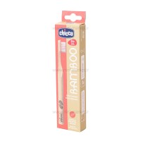 مسواک بامبو چوبي بسته بندي صورتی چیکو Chicco