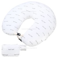 بالش شیردهی نوزاد طرح پلک رنگ سفید ای‌سیز Isiz