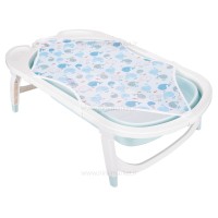 توری وان طرح نهنگ رنگ آبی- طوسی بی بیبی Bi Baby