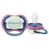 پستانک بادامی تکی الترا ایر 6 - 18 ماه طرح dreams شب‌تاب اونت Avent  (بدون جعبه)