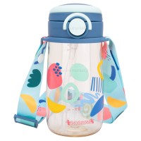 لیوان نی دار 380 میل رنگ آبی بیبی سیل Babisil