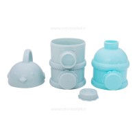 انباری غذا و شیر خشک 3 عددی آبی کد 4903 بی بی سیل Babisil