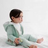 سويشرت طرح يونيکورن رنگ سبز نيلي Nili