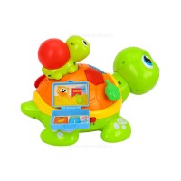 لاکپشت موزیکال رنگ سبز کد 868 هولی تویز Huile Toys
