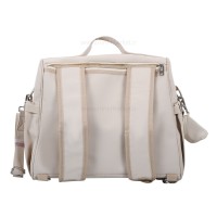 ساک لوازم کوله ای مدل اسپیشال خاویاری رنگ کرم QZ