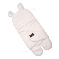 پتو قنداقی طرح تدی رنگ سفید کارترز Carters