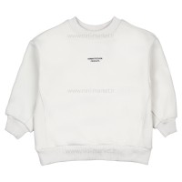 بلوز دورس اسپرت طرح لاتین رنگ شیری