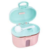 انباری شیرخشک مدل تاج رنگ سبزآبی برند خارجی