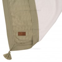 پتو بافت داخل خزدار رنگ سبز لیزا دیاموند Lisa Diamond