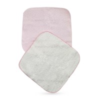 حوله دست و صورت 8 عددی رنگ سفيد صورتی کارامل Caramell