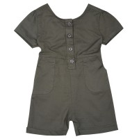 رامپر دخترانه طرح دو جیب رنگ سبز پاپو papo