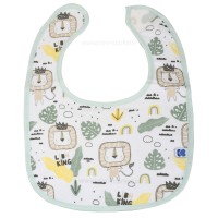 پيشبند تکي طرح شير و برگ رنگ سبز کيکابو Kikkaboo