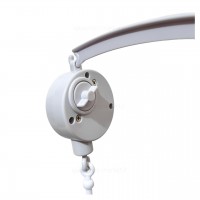 آویز بالای تخت کوکی طرح فیل رنگ کرم baby fun