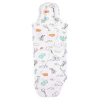 قنداق بالش دار طرح حیوانات رنگ سفید بی بیبی Bi Baby