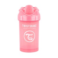 لیوان آبمیوه خوری 300 میل پاستل صورتی تویست شیک Twistshake