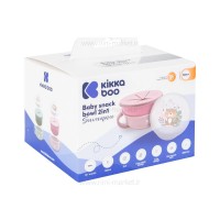 ظرف نگهدارنده غذا دو در یک مدل Savanna طرح پلنگ رنگ صورتی کیکابو Kikkaboo