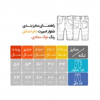 شلوار اسپرت مام استایل رنگ نوک مدادي