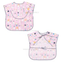 پیشبند غذاخوری جیب دار طرح خرگوش رنگ صورتی برند خارجی