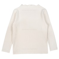 بلوز دخترانه طرح راه راه رنگ کرم