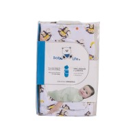 قنداق چسبی نوزاد طرح میمون بیبی فورلایف Baby4life