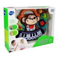 کيبورد موزیکال طرح ميمون هولی تویز Hola toys