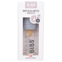 شیشه شیر پیرکس 110 میل رنگ طوسی فاقد جعبه بیبز Bibs