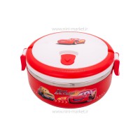 ظرف غذا یک طبقه طرح مک کوئین رنگ قرمز برند خارجی