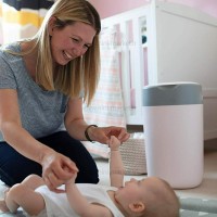 سطل مخصوص پوشک رنگ صورتی تامی تیپ  Tommee Tippee