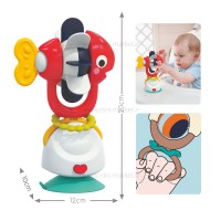 جغجغه صندلی غذا طرح ماهی رنگ قرمز هولی تویز Huile toys