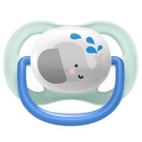 پستانک تکی الترا ایر طرح فیل سبز اونت Avent  (فاقد جعبه)