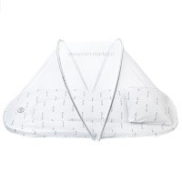 پشه بند مسافرتی کوچک طرح پلک رنگ سفید ایسیز