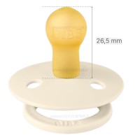 پستانک تکی گرد لاتکس سایز 0 - 6 ماه سبز بیبز BIBS (بدون جعبه)