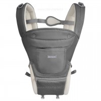 آغوشی مدل CHLOE deluxe  رنگ طوسی کیکابو Kikkaboo