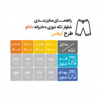 خرید شلوار با تکه دوزی طرح گیلاس دانالو