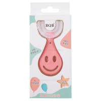 مسواک چرخشی U رنگ صورتی برند خارجی