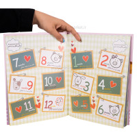 آلبوم خاطرات کودک الپی کیدز Lp Kids طرح زرافه رنگ صورتی