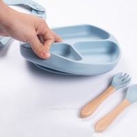 ست ظرف غذا سیلیکونی 4 تکه رنگ آبی کیدز لایف Kids Life