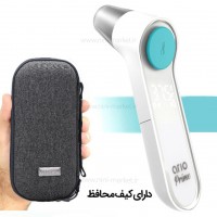 تب سنج دیجیتال لیزری مدل Ario همراه با کیف طوسی Nikted