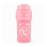 شیشه شیر آنتی کولیک 180 میل صورتی صدفی تویست شیک Twistshake