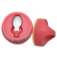 فلاسک غذا دو قسمتی رنگ قرمز pinkah