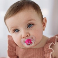 پستانک تکی 6 - 18 ماه ارتودنسی شب تاب طرح خرگوش سرخابی سواوینکس  Suavinex (بدون جعبه)