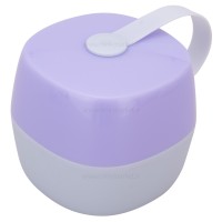 قاب پستانک آویز دار رنگ طوسی بنفش برند خارجی