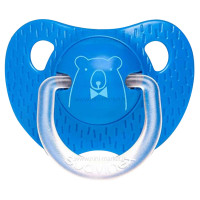 پستانک تکی 18-6 ماه طرح خرس رنگ سرمه ای سواوینکس Suavinex(با جعبه)